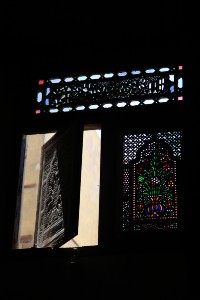 Windows of gypsum and stained glass from 18th - 19th century Ottoman Empire